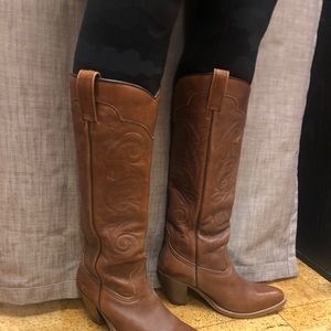 Fantastic Vintage FRYE tall cowboy boots Sz 9